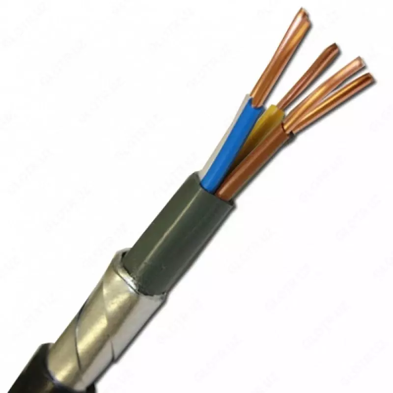 Quvvatli mis zirhli kabel VBBShV 5x6(ozh)-0,66