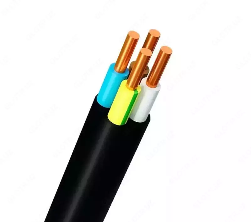 Силовой медный кабель ВВГ 3х2,5+1х1,5(ож)-1