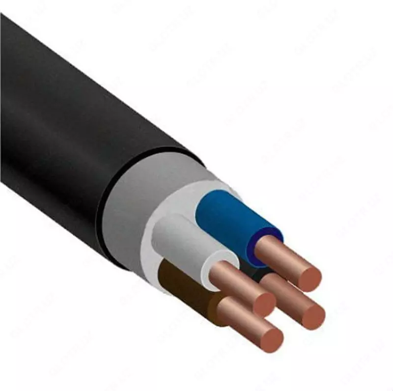 Yuqori barqarorlikdagi mis quvvat kabeli VVGng-LS (4x2,5(ok)-1 - 4x4(ok)-1)