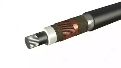 Силовой медно-алюминиевый кабель АПвВ (1х150/25-35 - 1х300/25-35)