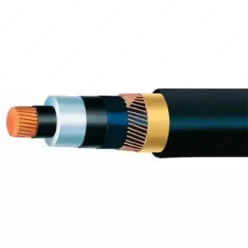 Kuchaytirilgan PvPu qoplamali mis quvvat kabeli 1x240/35-10