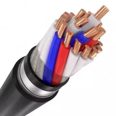 Силовой контрольный бронированный медный кабель КВБбШвнг (4х1,5 - 37х1.5)