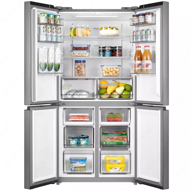  Инверторный Холодильник Midea Модель MDRF632FGF46 Стальной 424 литров Inverter Midea Холодильники