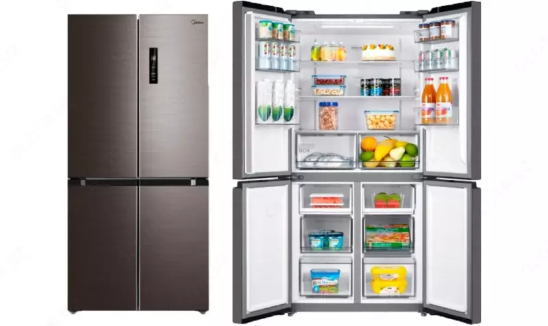  Inverter Refrigerator Midea Model MDRF632FGF28 Och qora 424 liters Inverter - 