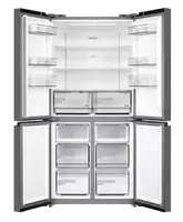  Inverter Refrigerator Midea Model MDRF632FGF28 Och qora 424 liters Inverter Midea muzlatgichlari