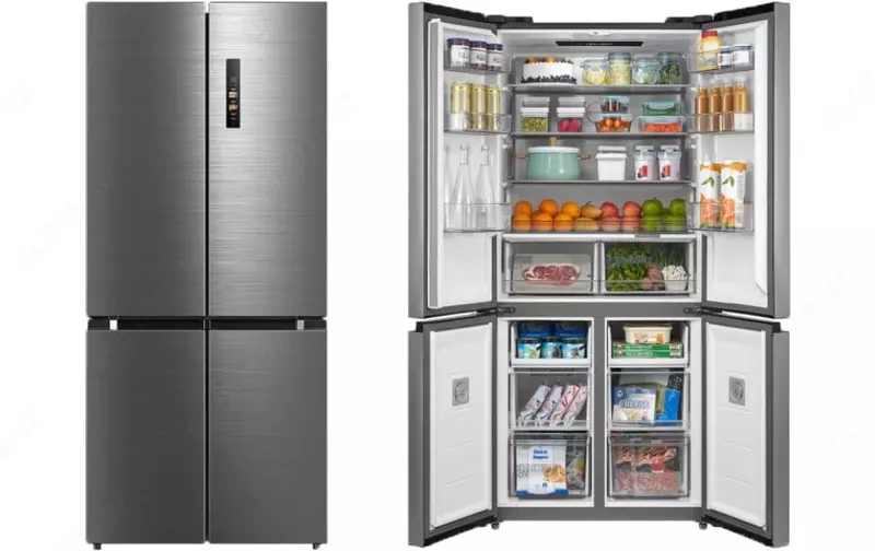  Инверторный Холодильник Midea МодельMDRM691MIE46 Стальной 530 литров Inverter - 