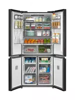  Inverter muzlatgichi Midea Model MDRM691MIE28 Ochiq qora 530 litr Inverter Chakana savdo