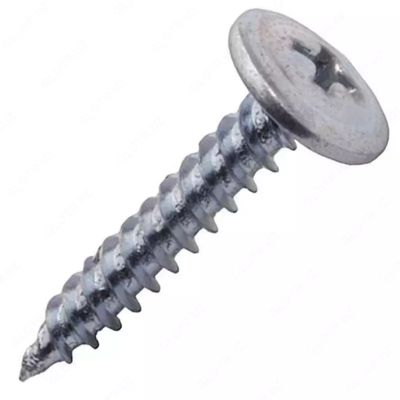 3,2x40 mm o'lchamdagi press yuvish vositasi bilan yog'och vint