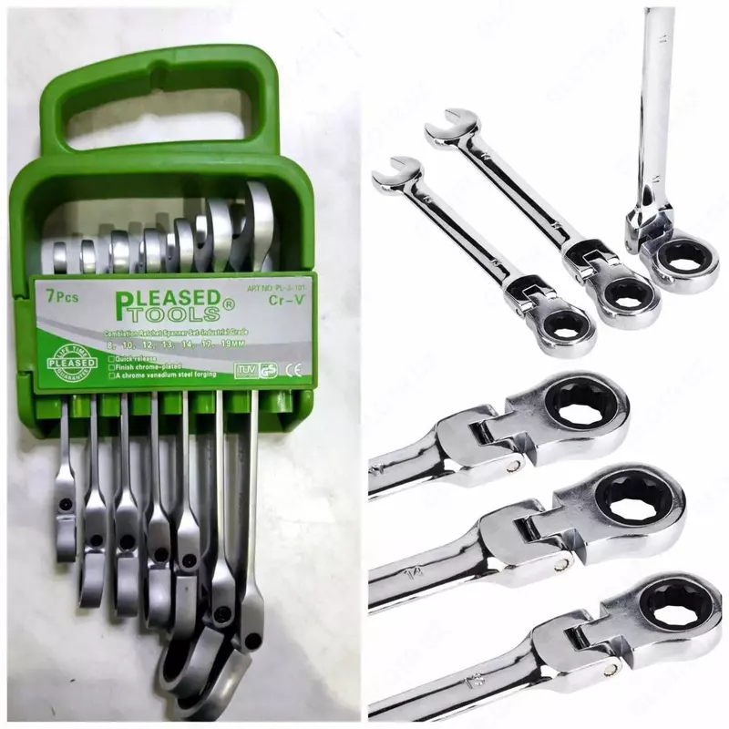 Ratchetli kombinatsiyalangan kalitlar to'plami - 347 875 so'm