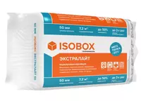  Bazalt izolyatsiya plitasi ISOBOX Extralight (1200 x 600 x 50 mm) - 