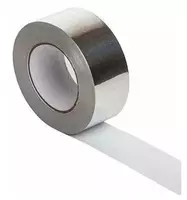 Алюминиевый скотч-лента 50 мм / 25 м (17 мкм) Серебристый.
