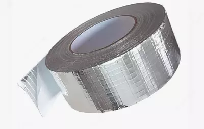 Alyuminiy mustahkamlangan lenta 5 sm / 25 m (40 mikron) Kumush.