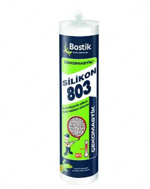 Однокомпонентный термостойкий силикон Bostik "Çekomastik 803 310" (Красный) Турция