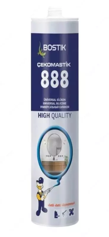 Bir komponentli silikon Bostik "Çekomastik 888" (Oq) Turkiya - 67 052.6 so'm