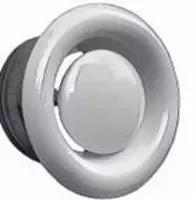 Shiftning dumaloq diffuzeri (anemostat) "Gemici" egzoz Ø100 mm (Metal)