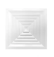 Shiftdagi dumaloq diffuzor (anemostat) "Gemici" egzoz Ø 200 mm (Metal) - по запросу