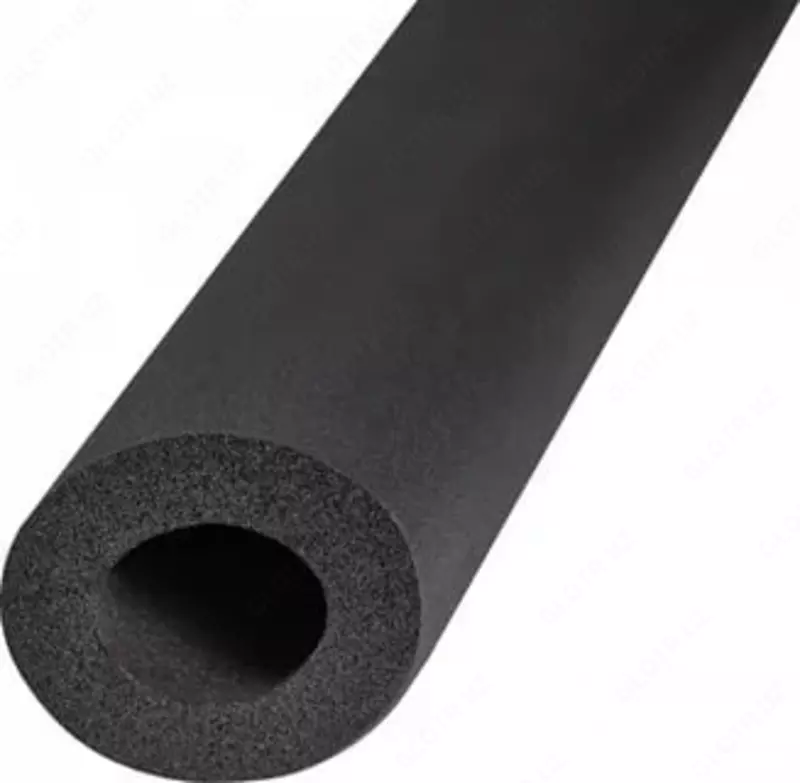 Ko'pikli kauchukdan tayyorlangan issiqlik izolyatsiya trubkasi, 42 x 13 mm (qora)
