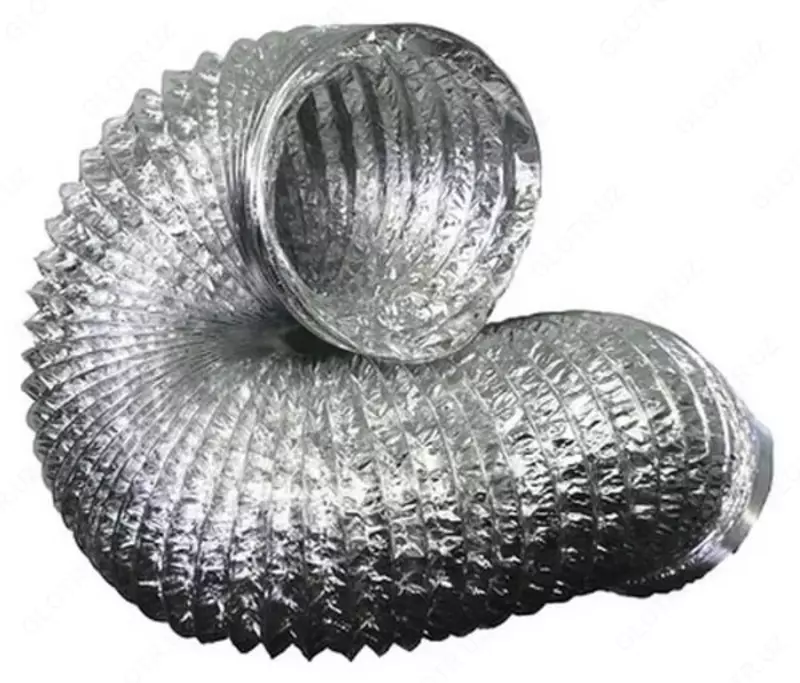 Ø100 неизолированный гибкий воздуховод izolesiz flexible. - 145 778.6 сум