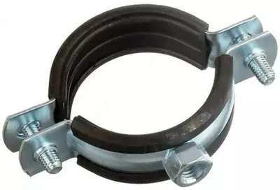 4 112.6 so'm / to'plam 1 1/2" Ø 48-52 mm quvurlar uchun rezina qoplangan qisqich (yong'oq bilan)