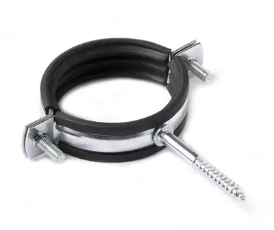 4 1/2" Ø 123-126 mm quvurlar uchun rezina qoplamali qisqich (trifonli vint bilan)