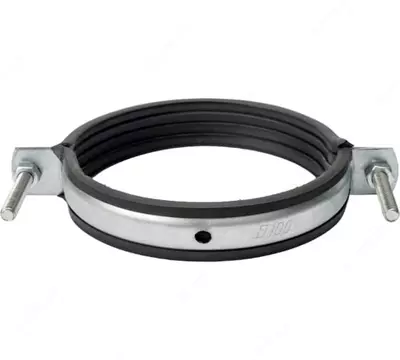 35 253.2 сум / шт. Вентиляционный хомут с резиновым профилем для воздуховодов Ø 224 х 20 х 2