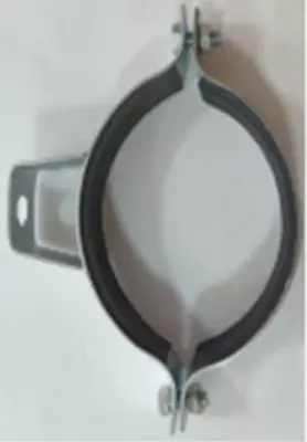 Ø 400 x 20 x 2 havo kanallari uchun rezina profilli ventilyatsiya qisqichi