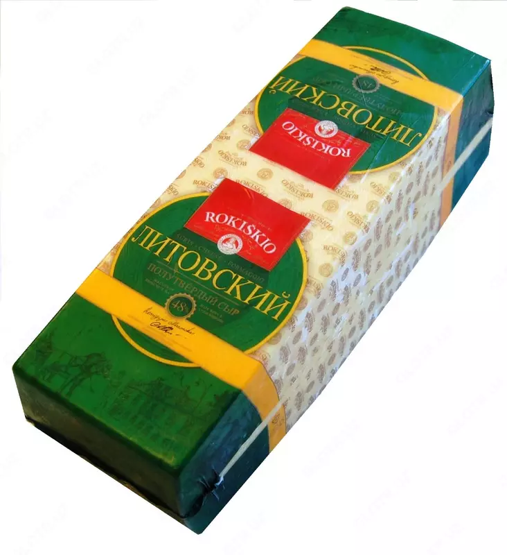 Rokiškio Литовский сыр (48% жирности)