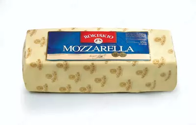 Rokiškio MOZZARELLA (45% yog 