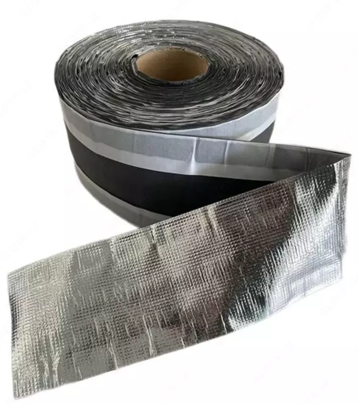 Butil lenta  izolyatsion folgali SD (MT) kengligi 10 sm