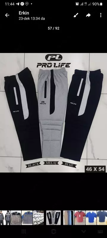 Erkaklar sport shimlari