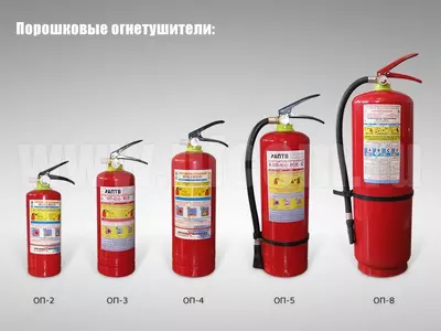 Огнетушитель порошковый ОП-3 - 102 500 сум / шт.