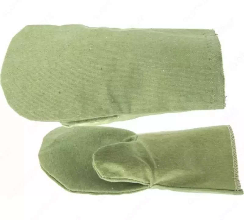 Рукавицы брезентовые огнеупорные