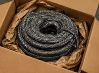  APR-31 markali latun simli asbestli to‘qilgan salnik qistirmasi 6×30 mm Chakana savdo
