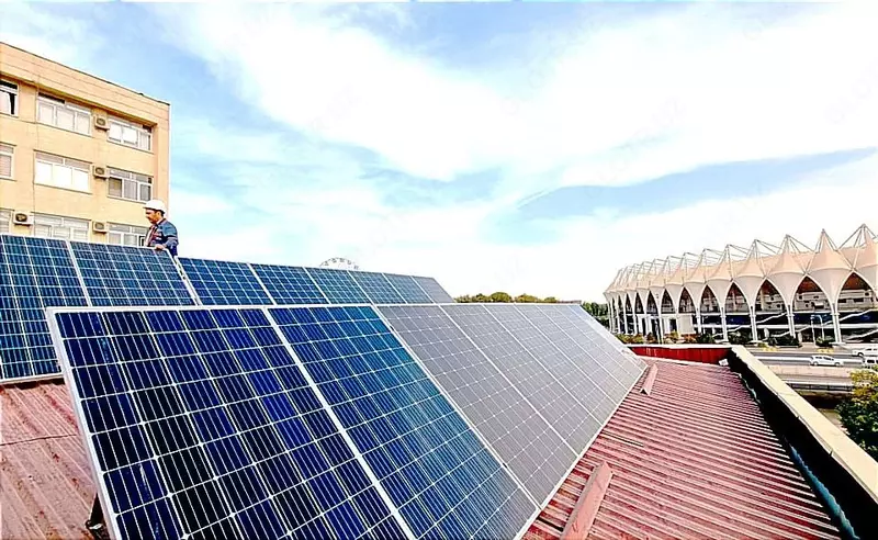 Солнечные панели батарея станция с аккумулятором для инвертор Longi