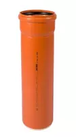 Труба ПВХ для наружной канализации SN4 "OSTENDORF" KG 160 х 4.0 х 1000 мм (Россия)