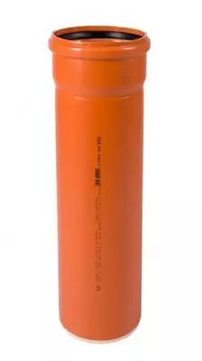 Труба ПВХ для наружной канализации SN4 "OSTENDORF" KG 200 х 4.9 х 5000 мм (Россия)