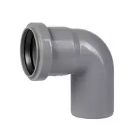 Отвод ПП для внутренней канализации 87° OSTENDORF Ду 50 (Россия) Серый