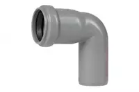  Отвод ПП для внутренней канализации 87° OSTENDORF Ду 50 (Россия) Серый - 
