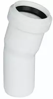Отвод ПП для внутренней канализации 15° OSTENDORF Ду 50 (Россия) Белый