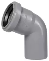  Отвод ПП для внутренней канализации 67° OSTENDORF Ду 40 (Германия) Серый - 