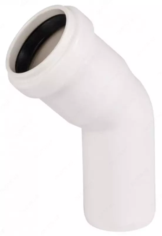 Отвод ПП для внутренней канализации 45° "OSTENDORF" Ду 32 (Германия) Белый