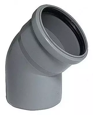 Отвод ПП для внутренней канализации 67° "OSTENDORF" Ду 110 (Германия) Серый - Цена по запросу