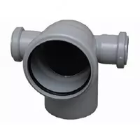  Ichki kanalizatsiya uchun birlashtirilgan PP chiqishi 87° OSTENDORF DN 110x50 (Rossiya) Kulrang - 