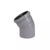  Отвод ПП для внутренней канализации 30° OSTENDORF Ду 125 (Германия) Серый - 