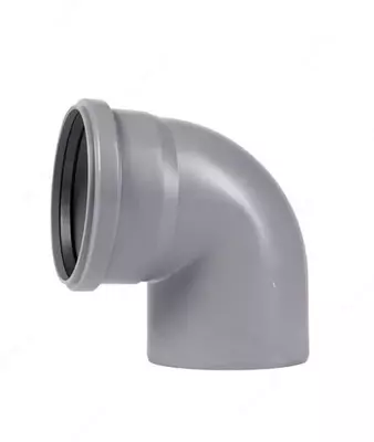 Отвод ПП для внутренней канализации 87° "OSTENDORF" Ду 160 (Германия) Серый