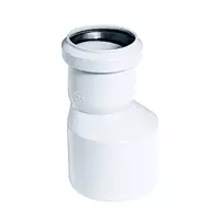 Короткая Редукция (переходник) ПП для внутренней канализации OSTENDORF Ду 50х40 (Россия) Белый