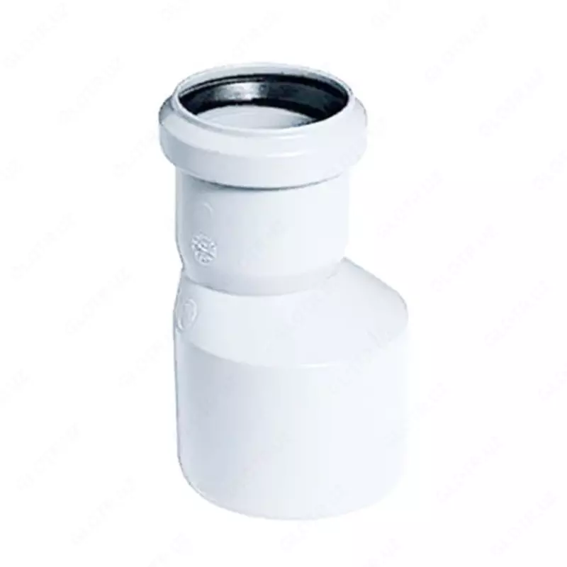 Короткая Редукция (переходник) ПП для внутренней канализации OSTENDORF Ду 50х40 (Россия) Белый
