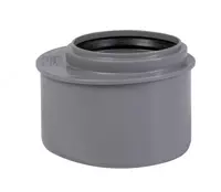 Qisqa qisqartirish (adapter) ichki kanalizatsiya uchun PP OSTENDORF DN 110x75 (Germaniya) Kulrang