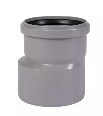Редукция (переходник) ПП для внутренней канализации "OSTENDORF" Ду 125х110 (Германия) Серый