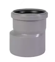 Ichki kanalizatsiya uchun qisqartirish (adapter) PP "OSTENDORF" DN 125x110 (Germaniya) Kulrang